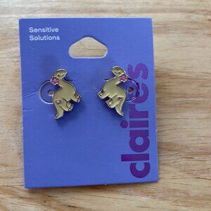 Bundle 3 for $12.  Claire's Dinosaur Children's Stud Earrings